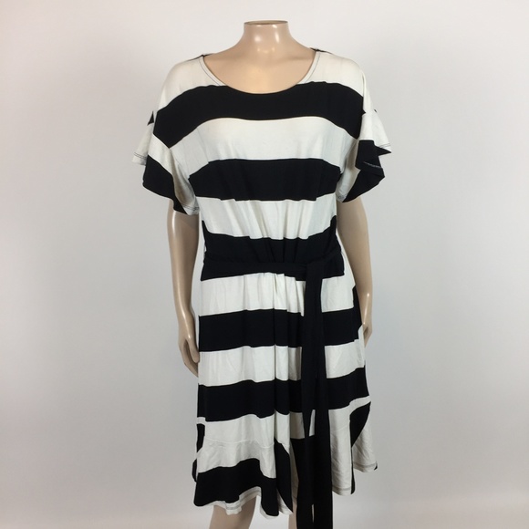 LOFT Dresses & Skirts - NEW Loft Women's Dress Striped Rayon Blend XL F3-8